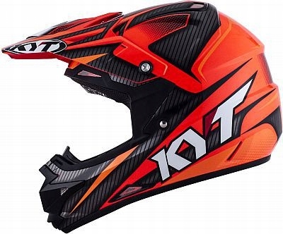 Moto prilba KYT CROSSOVER POWER red XL