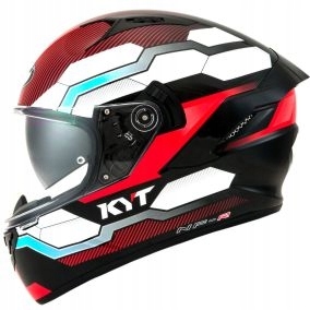 Oranžová moto prilba KYT NF-R HEXAGON