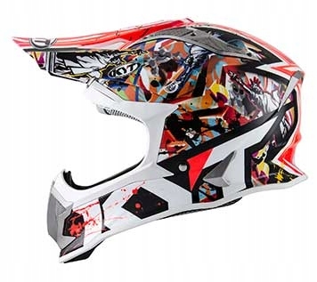 Moto prilba KYT STRIKE EAGLE NEW YORK červená XL