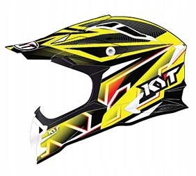 Moto prilba KYT STRIKE EAGLE STRIPE žltá L
