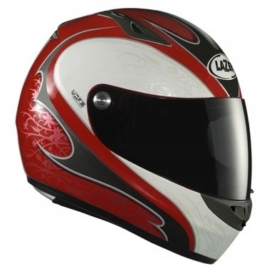 Moto prilba LAZER KESTREL Ivy červená / šedá XL