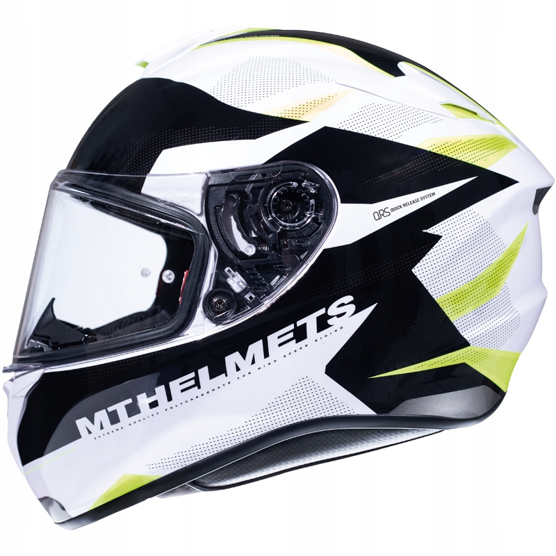 Moto prilba MT HELMY TARGO WHITE FLUO XL