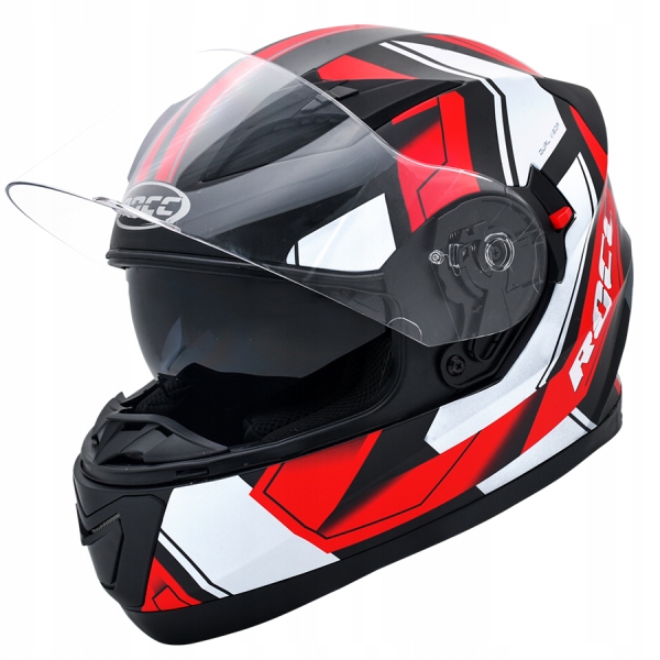 Moto prilba ROCC 412 čierno-červená L