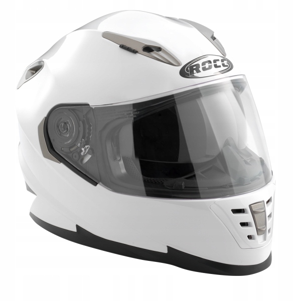 Moto prilba ROCC 480 biely lesk XL