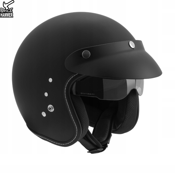 Moto prilba ROCC Classic Pro Matte Black S