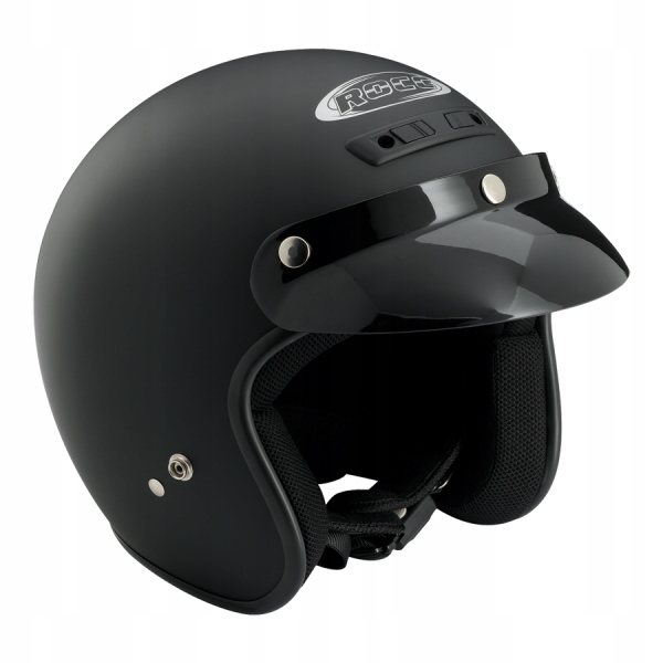 Moto prilba ROCC Classic Matte Black M