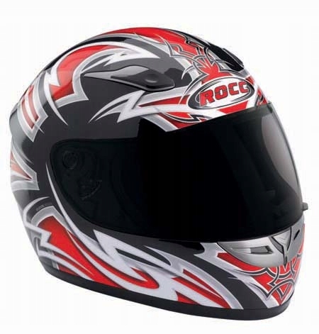 Moto prilba ROCC Tarantulas red L
