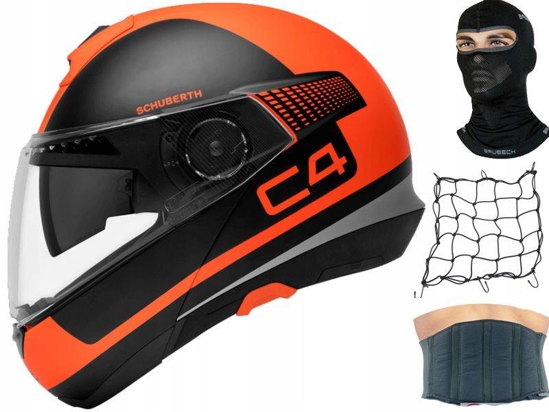Moto prilba SCHUBERTH C4 Legacy Orange s. M