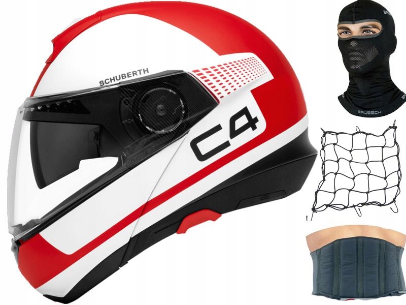 Moto prilba SCHUBERTH C4 Legacy Red XXXL
