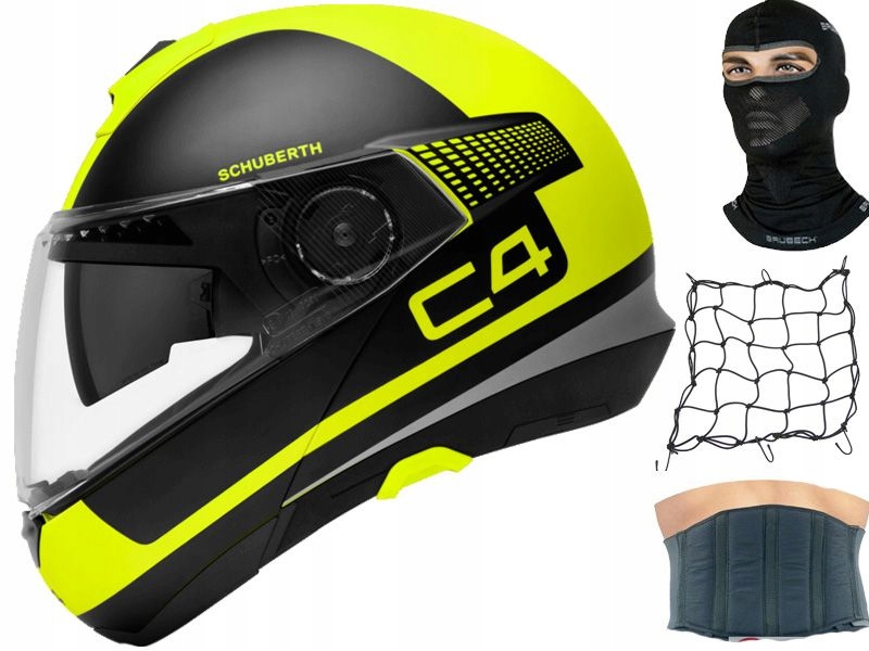 Moto prilba SCHUBERTH C4 Legacy Yellow s. XL