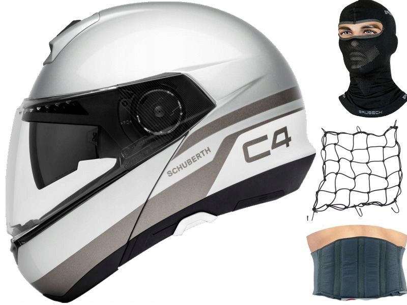 Moto prilba SCHUBERTH C4 Pulse Silver. XXL