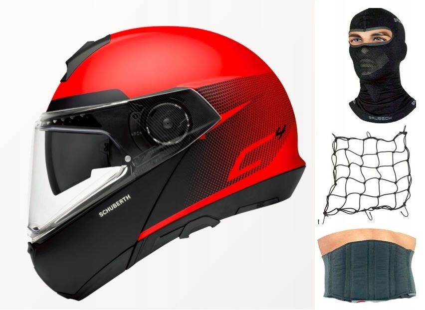 Moto prilba SCHUBERTH C4 Resonance RED r L