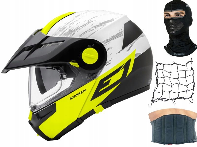 Moto prilba SCHUBERTH E1 Crossfire Yellow XL