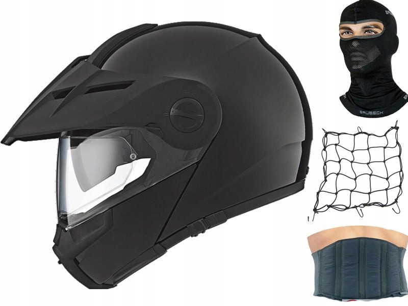 Moto prilba SCHUBERTH E1 lesklá čierna veľkosť. XL