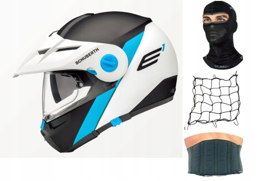 Moto prilba SCHUBERTH E1 Gravity Blue r 3XL