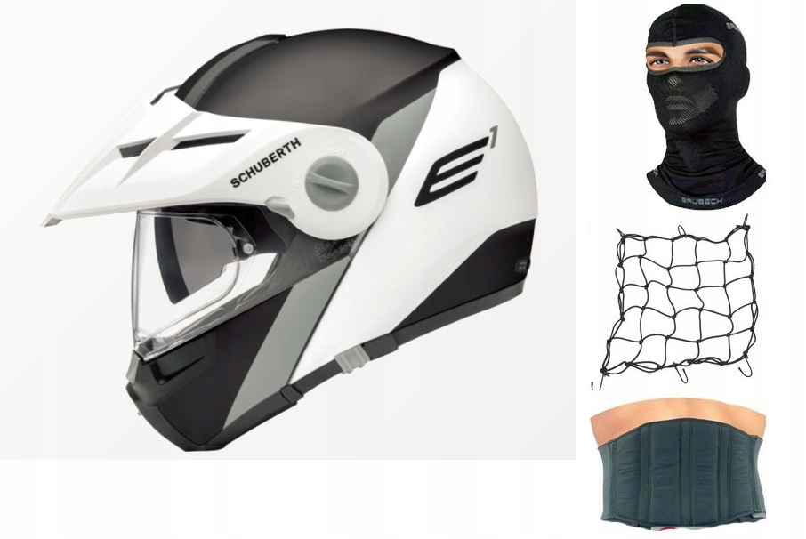 Moto prilba SCHUBERTH E1 Gravity Grey r 3XL
