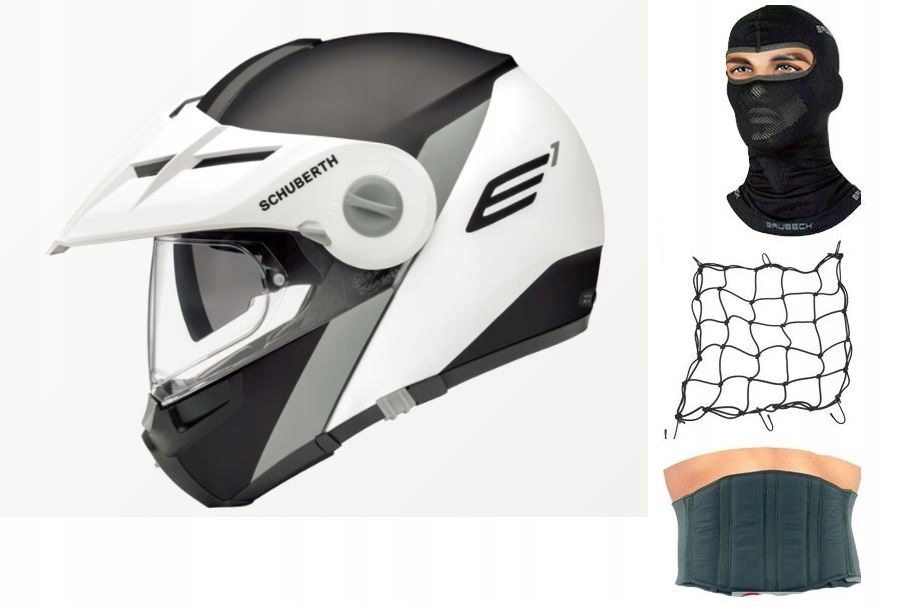 Moto prilba SCHUBERTH E1 Gravity Grey r M