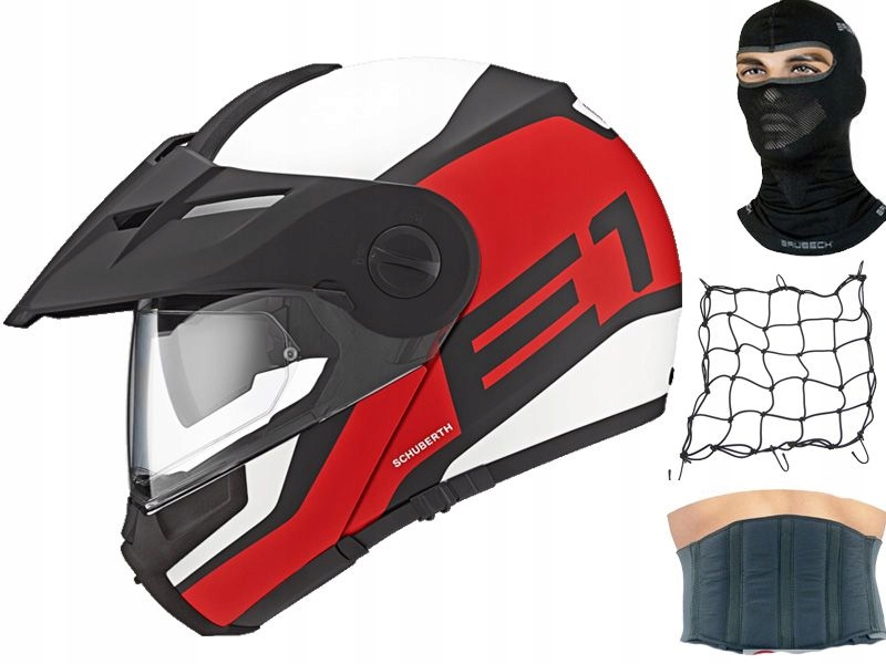 Moto prilba SCHUBERTH E1 Guardian Red XXL