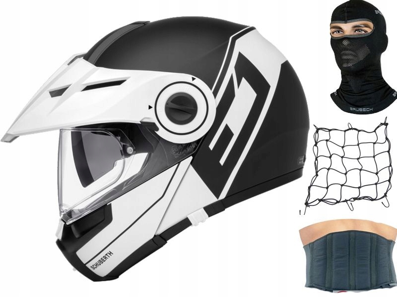 Moto prilba SCHUBERTH E1 Radiant White veľkosť XL