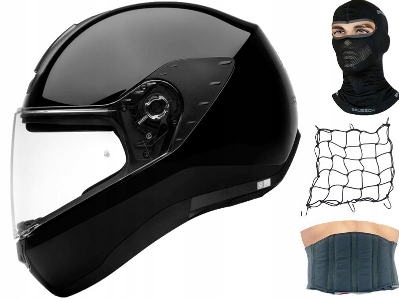 Moto prilba SCHUBERTH R2 lesklá čierna veľkosť. S.
