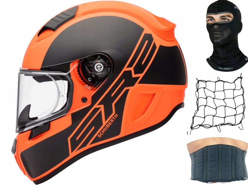 Moto prilba SCHUBERTH SR2 Traction Orange M