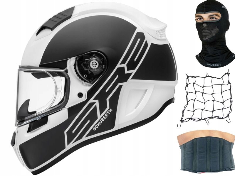Moto prilba SCHUBERTH SR2 Traction White M