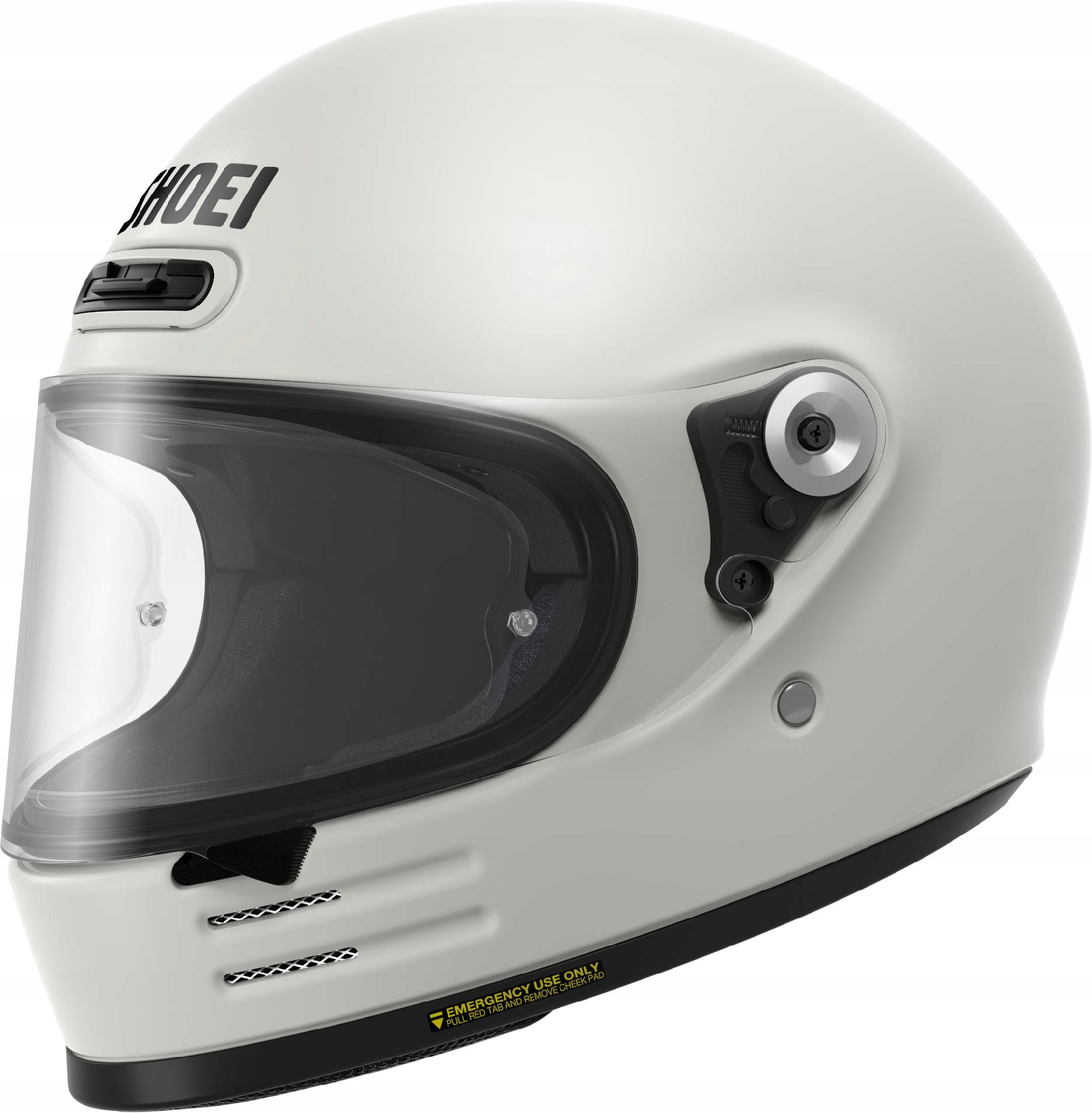 Biela moto prilba SHOEI Glamster