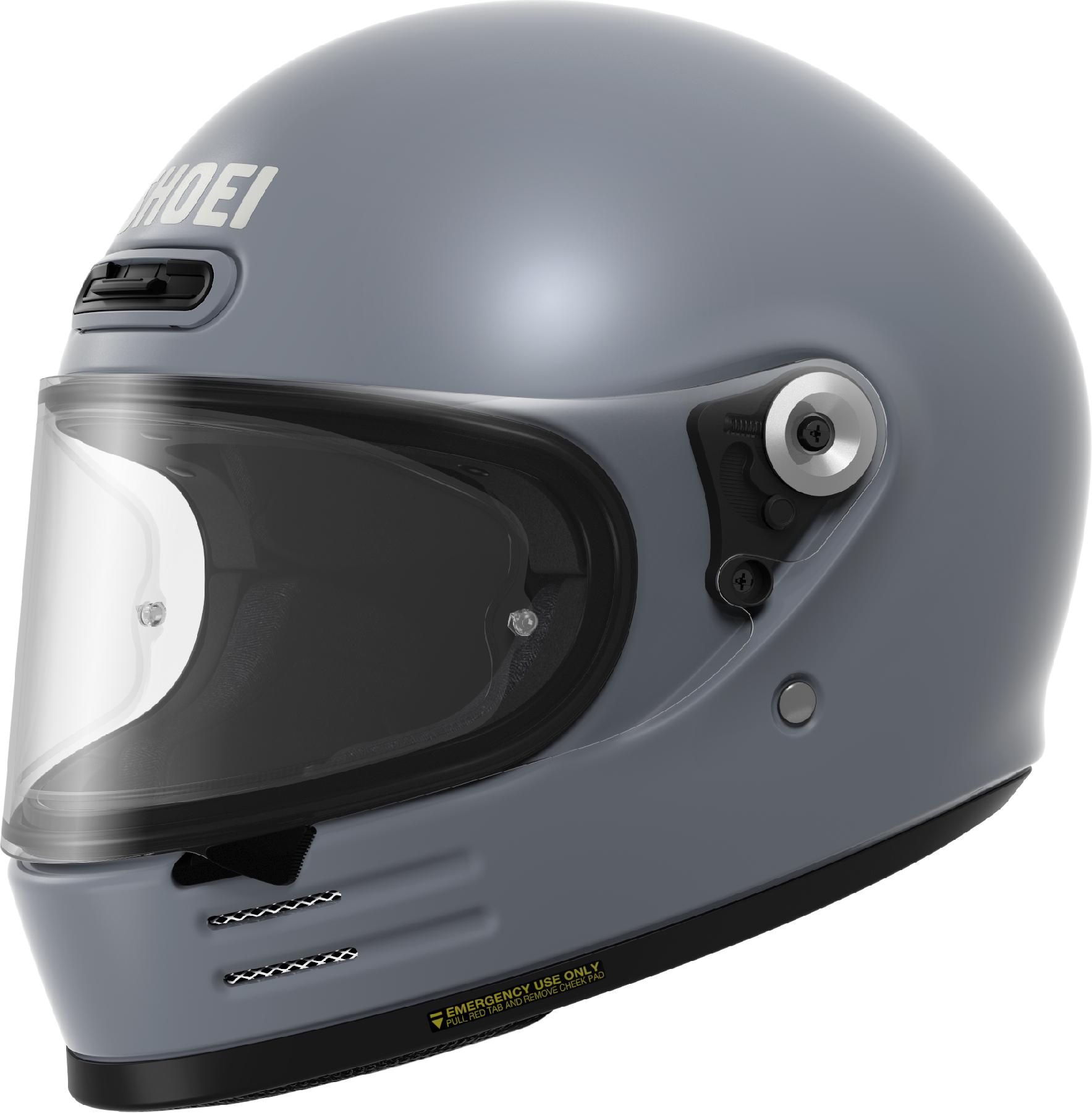 Šedá moto prilba SHOEI Glamster