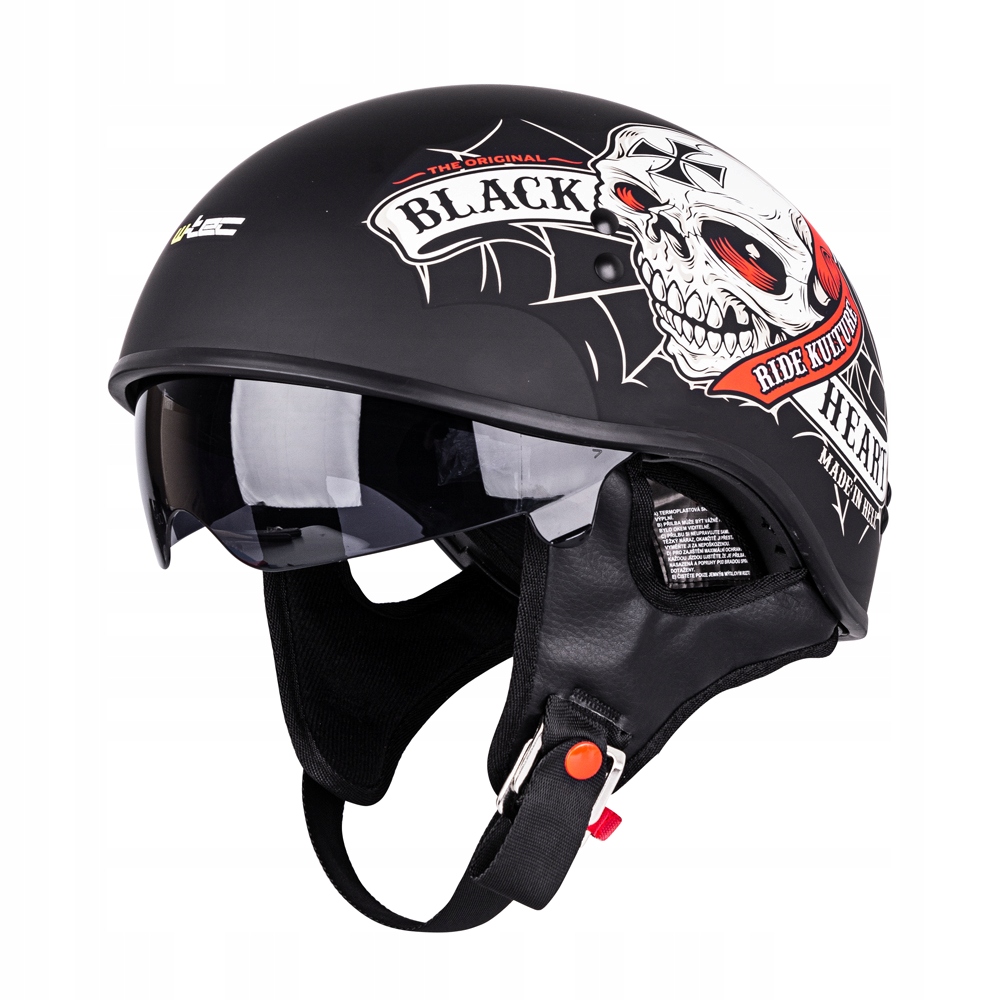 Moto prilba W-TEC V535 čierne srdce veľkosti XXL