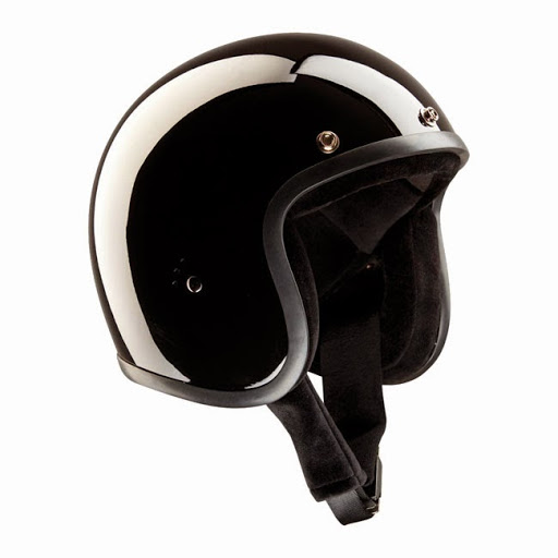 Moto prilba čierna flash BANDIT chopper r L