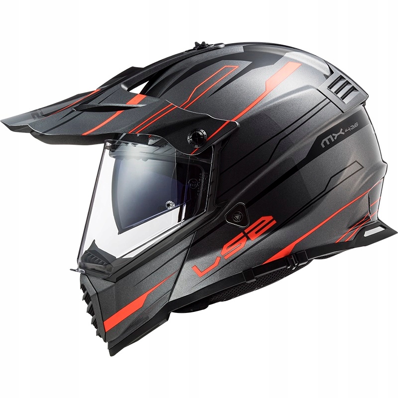 Oranžová moto prilba KTM LS2 M štvorkolka