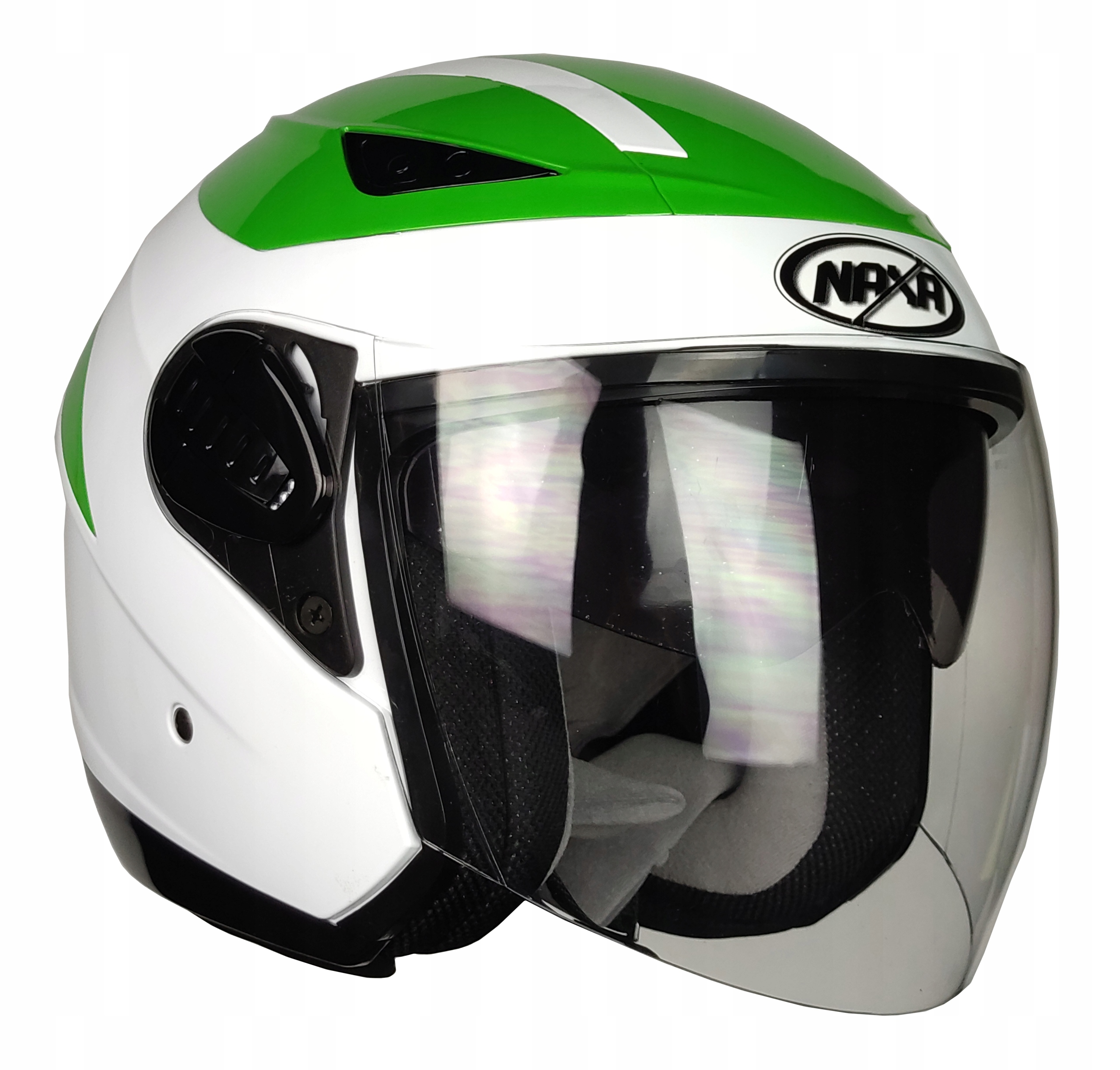 Moto prilba, otvorená NAXA S8 s