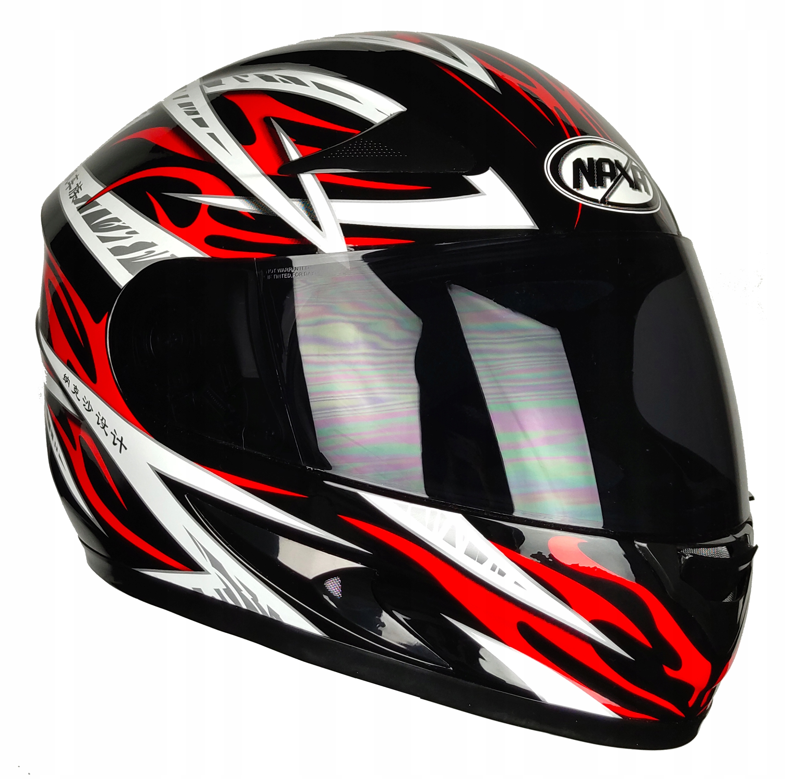 Celotvárová motocyklová prilba NAXA F1. L