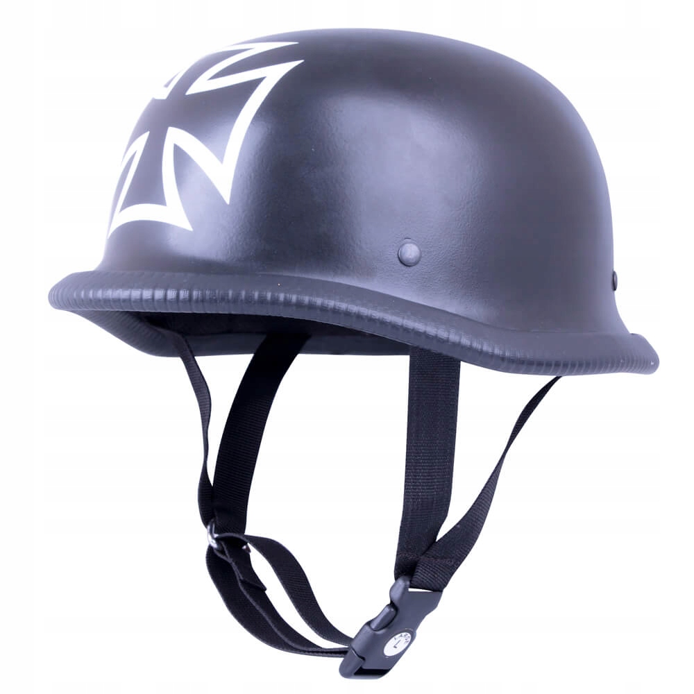 Retro moto prilba Sodager Iron Cross XL 61-62