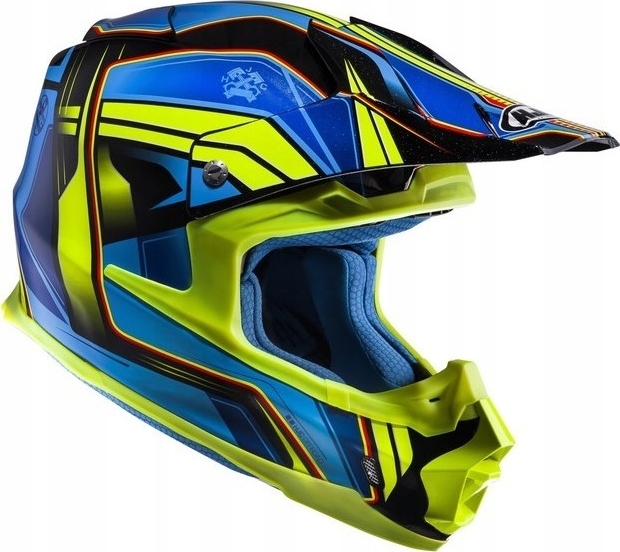 Helma HJC FX-CROSS PISTON Off Road modrá žltá S
