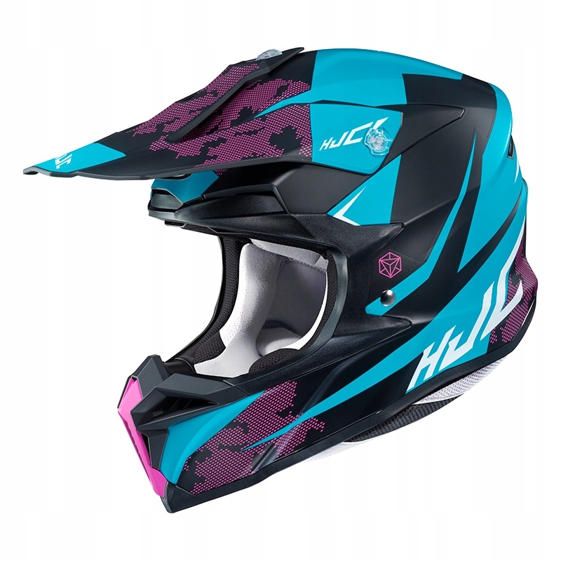 Prilba HJC i50 TONA offroad Modrá Pololesklá XL