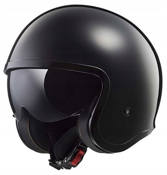 Prilba s otvorenou tvárou LS2 OF599 SPITFIRE BLACK GLOSS XS