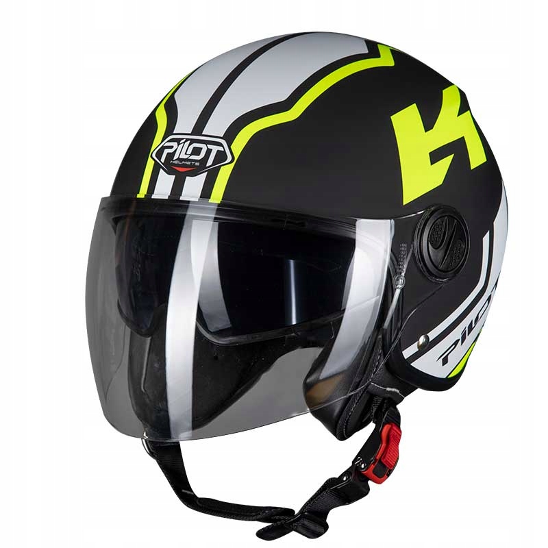 Otvorená kukla PILOT FAZER SV fluo / čierna veľkosť M