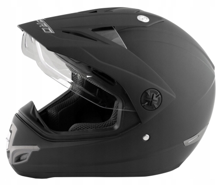 Prilba A-PRO Academy Open Face Matte Black M