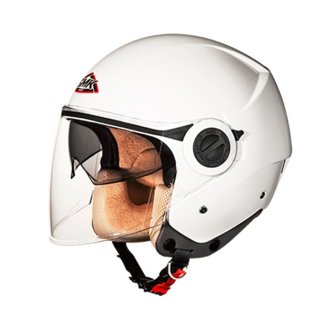 Otvorená kukla SMK COOPER WHITE veľkosť XL