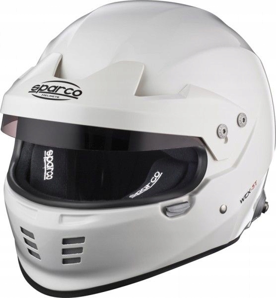Pretekárska prilba Snell Sparco WTX-5T biela XS AKCIA