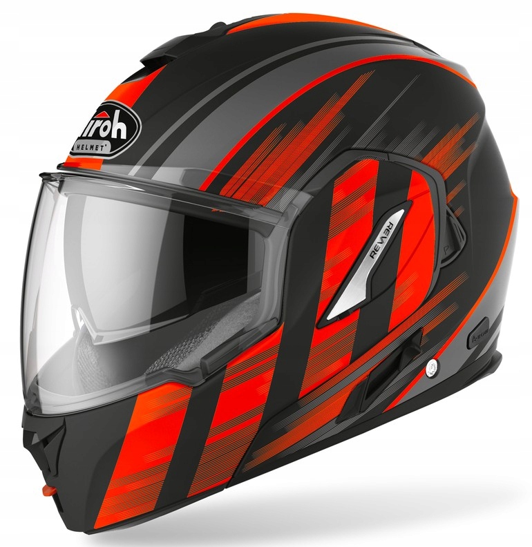 Čeľusťová prilba AIROH REV 19 IKON ORANGE MATT XL