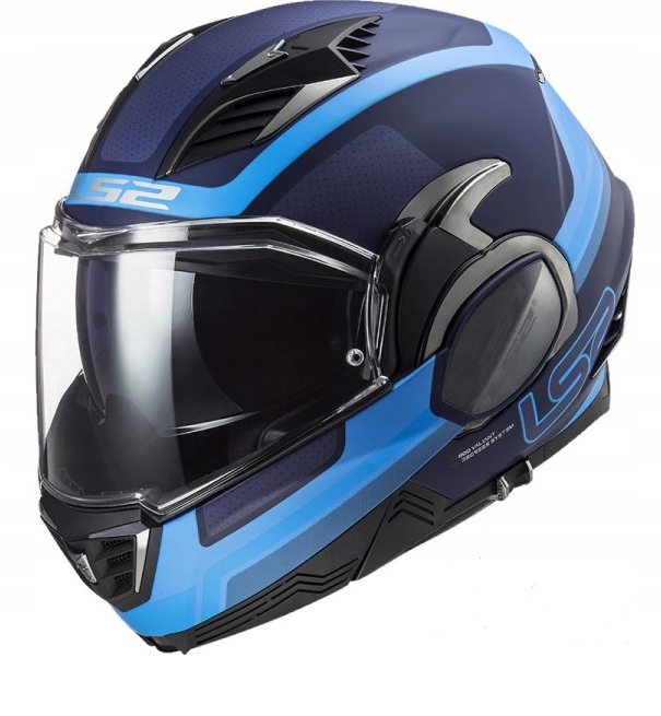 Čeľusťová prilba LS2 FF399 VALIANT II orbit blue XL