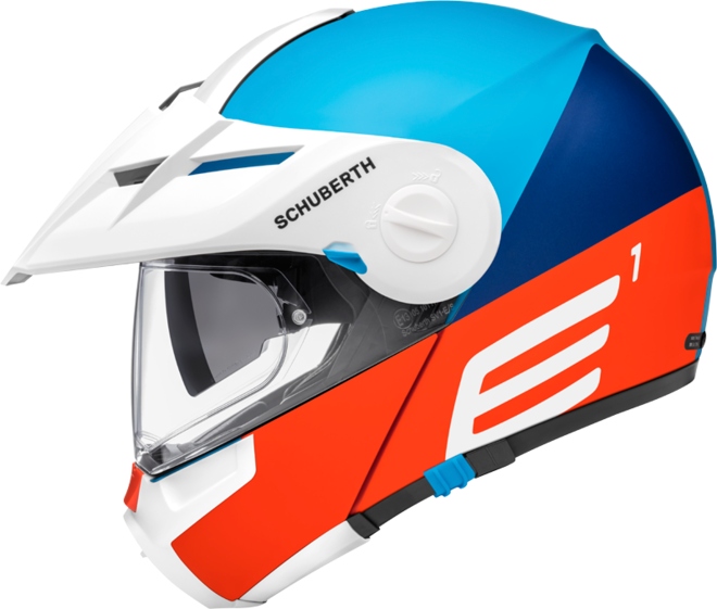 Čeľusťová prilba SCHUBERTH E1 CUT BLUE r.M KRAKÓW