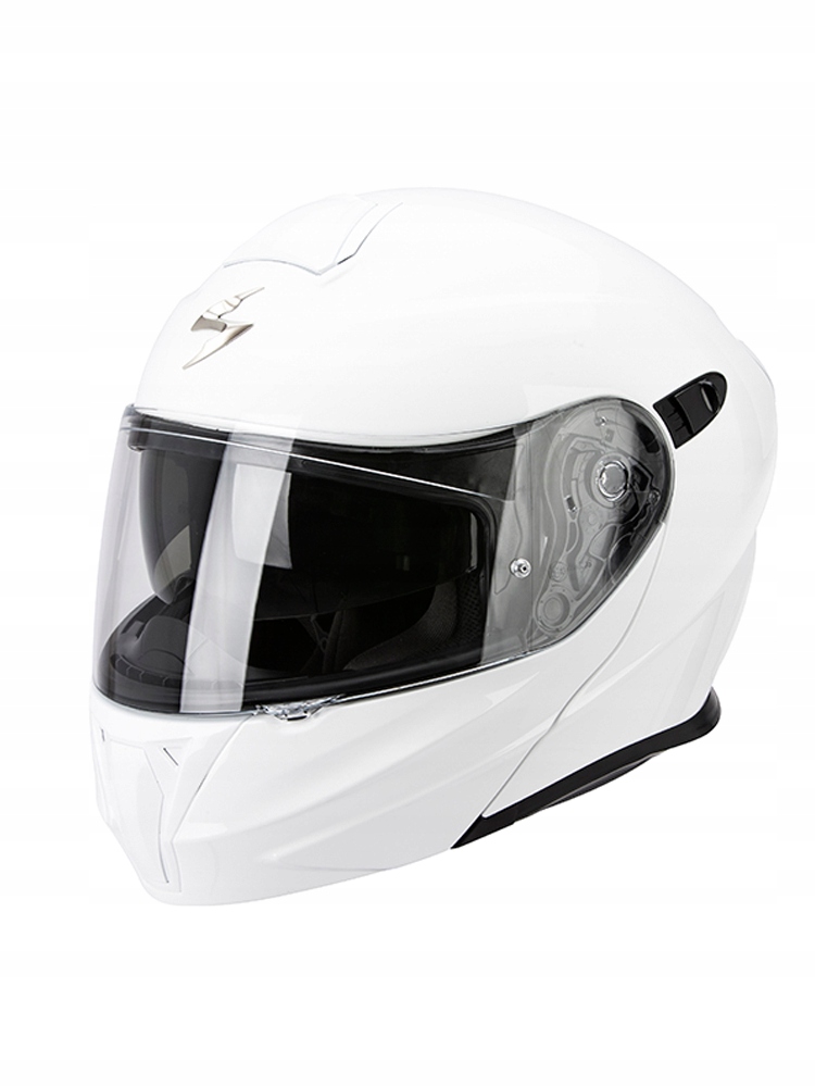 Čeľusťová prilba SCORPION EXO-910 White M