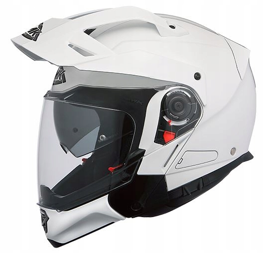 Čeľusťová prilba SMK HYBRID EVO WHITE veľkosť XS