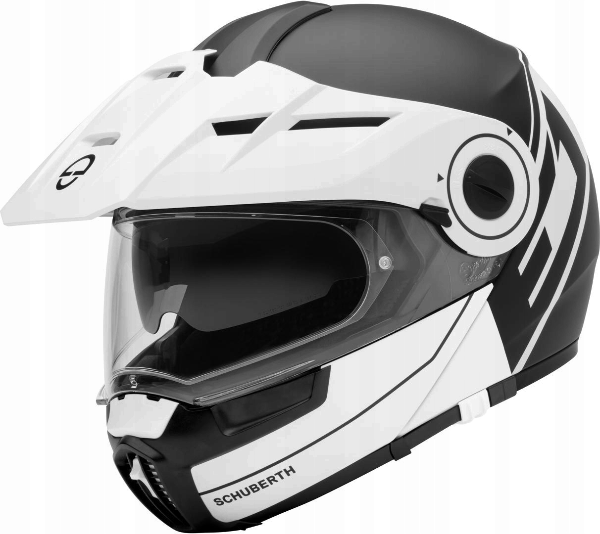 Čeľusťová prilba Schuberth E1 Radiant White - L.