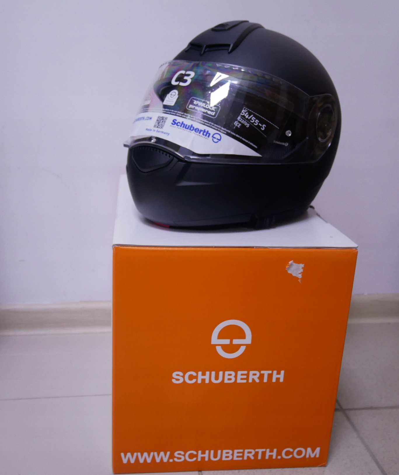 Prilba Schuberth C3 s otvorenou tvárou veľkosť S.