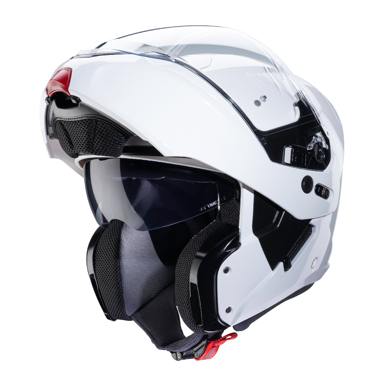 Čeľusťová prilba so štítom pinlock Caberg HORUS WHITE X