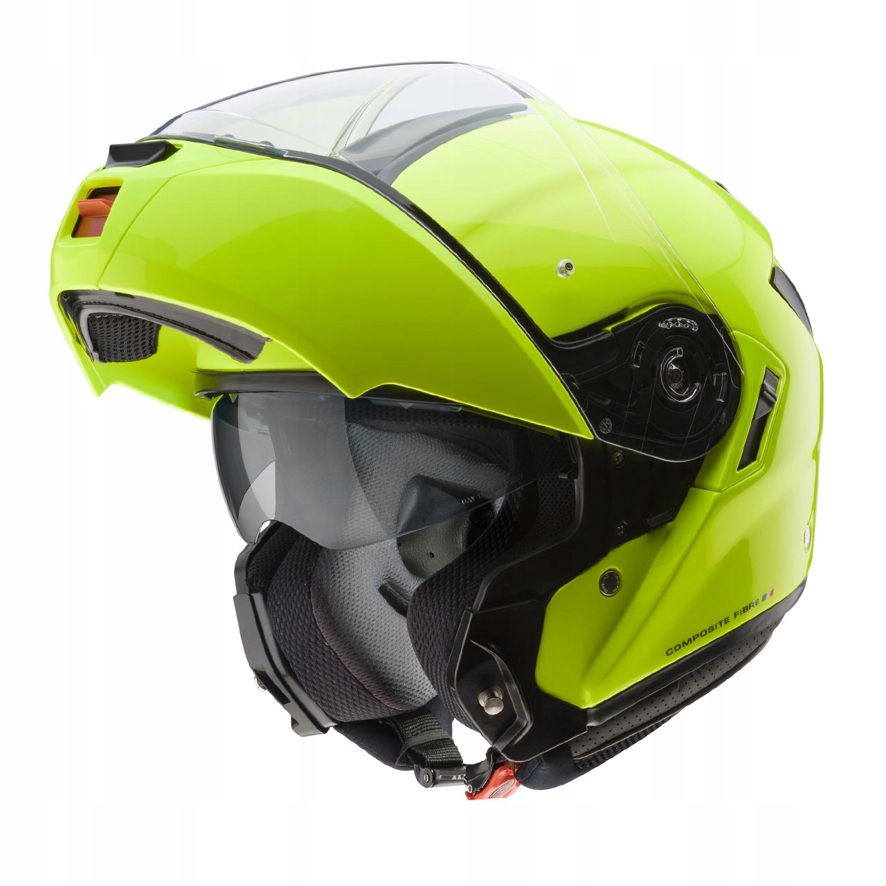 Čeľusťová prilba so štítom, pinlock Caberg LEVO FLUO M